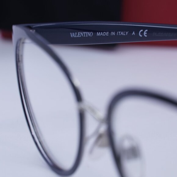 Valentino VA1004 3010 Cat Eye Eyeglasses – Blue 52mm - Picture 8 of 9